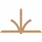 Ekena Millwork Redmond Timber Gable Bracket, Western Red Cedar, 108"W x 63"H x 3 1/2"D x 5 1/2"F, 14/12 Pitch GBW108X63X0406RED00SWR - alternate 1